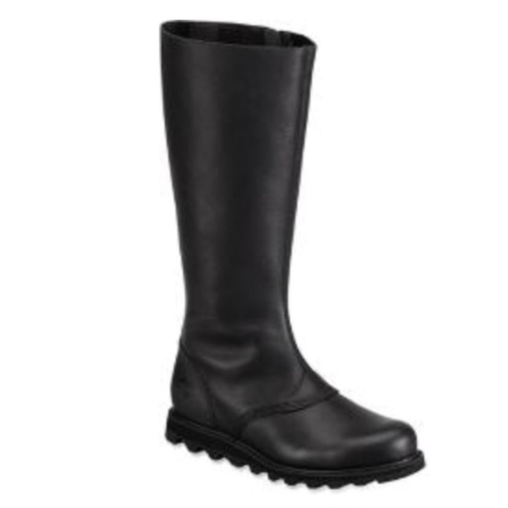 ♥️ Discontinued Sorel ‘Scotia’ Black Leather Tall Boots. Women’s 6.5. Gorgeous!